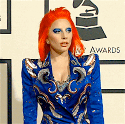 ipodmini:  Lady Gaga attends The 58th GRAMMY Awards at Staples