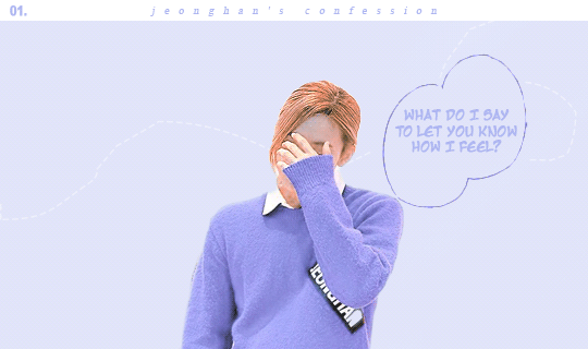 1jh:Jeonghanâ€™s confession   â™¡ Â buy 17 stickers hereÂ 