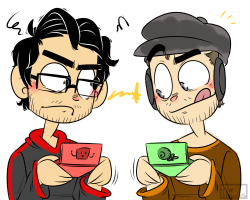 monodes:  (Fixed)I had to fix something on Jack’s eyes and Mark’s glasses, also i’m posting this without the ask!Enjoy! :D