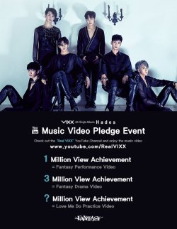 vixxsp:  Now THAT is what we call a stream motivation! Letâ€™s get those Youtube views in before the last day of Hades comeback era!Watch Fantasy MV here on Youtube.Tips onÂ â€œHow to stream on Youtubeâ€Â and tutorial here.