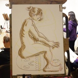 Figure drawing!   #lifedrawing  #nude  #figuredrawing #art #drawing