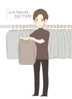 paperlune:  Heichou tries to go shopping again, but he only really