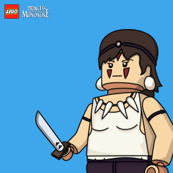 lego-minifigures:  Custom of the WeekLEGO Princess Mononoke by Chris