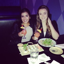 Sushi Drinks & Gossip #partnerincrime #carribeanbreeze #sushi