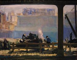 endlessquestion:  George Bellows - Blue Morning ,1909, oil on