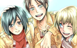 shingekinokyojins:  reiner—braun:  happyendをめざして