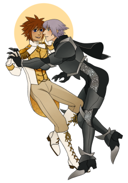 venicelatteart:Soriku commission for @yumbles, as a prince and