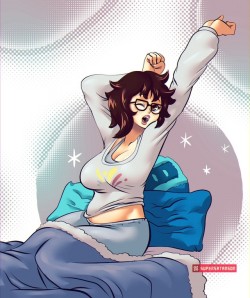 supersatansister: superfantoasts: Sleepy Mei!  and the nude
