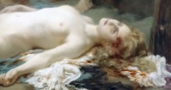 lacedmoth:  Death of the Princess De Lamballe (1908) by Leon