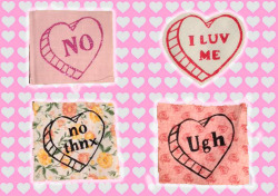 upcycledpatches:  NEW Valentine’s Day patches! http://upcycledpatches.storenvy.com/