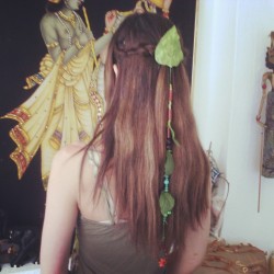 Expresions of my faerie world. Leaf clip made by me. Mira! Soy