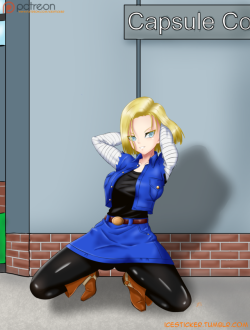 February Single Character Poll Winner 2 - Android 18 braless