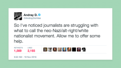jumpingjacktrash: mediamattersforamerica: The so-called “alt-right”
