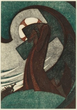artmastered:  Sybil Andrews, Gethsemane, 1951 