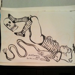 Dr. Sketchy’s is my favorite. Boston chapter.  #drsketchys