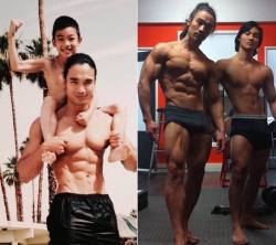 chica-maldita:  sweeterthanyoursollitude:  stunningpicture:  Father and son 11 years later  Wow  WHOA HOT DAMN  