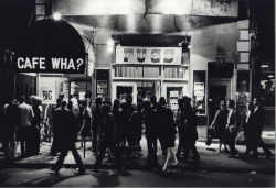 Cafe Wha?, McDougal Street, April 29, 1966 Fred W. McDarrah