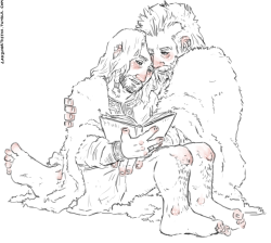 ladynorthstar:  got lots of Dwalin and Thorin sleeping together,