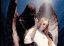 infected:  The Angel of Death, Émile Jean-Horace Vernet, 1851