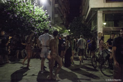 urbannudism:  Naked in the center of Thessaloniki  12.07.2013