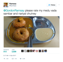 jumpingjacktrash:  the-movemnt:  Gordon Ramsay compared Indian