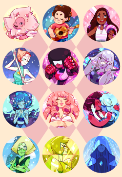 fishnbacon:  Steven, Connie, Lion, and the Gems are officially