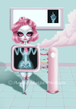 malicedesire:  Pastel Bleeding - X-Ray by ~mai-coh 