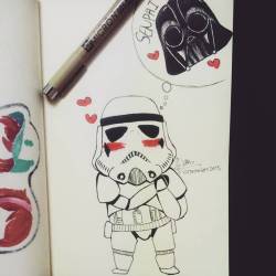 silent-troubledthoughts:  A little something because Star Wars: