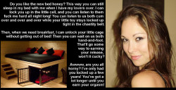 forcedfemchastitysissyhypno:  Please Read This - it relates to