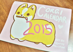 geek-studio:  Super cute Corgi Calendar by Identity Productions