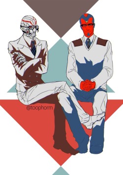 toophorm:  Ultron and Vision CrossOver Kingsman !