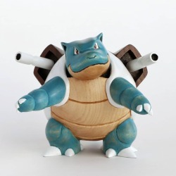 retrogamingblog:Wood-carved Pokemon made by Sean Syman