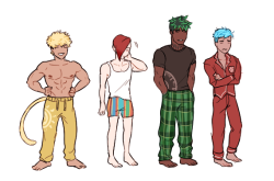 pajama designs for team sssn. these boys deserve cute pjs too