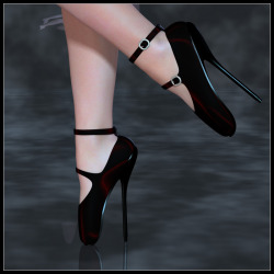 Finally!  The perfect ballet heel to show off V4’s gams.