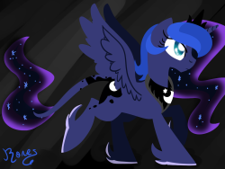 lunadoodle:  Now this Luna has her wings because I forgot them