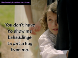 “You don’t have to show me beheadings to get a hug