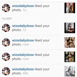 Thanks to @wizsdailydose  for liking and following my work and