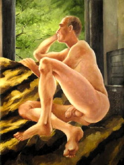gay-erotic-art:  The amazing artwork of Ed Cervone. (November
