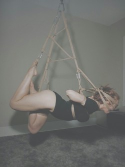 shatteredpulse:  @tracimatlock bound and uplifted.  Rope and