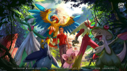 fantastic-pokemon-art:The magnificent commisions of LOGANCURE