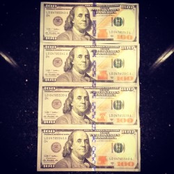 rpnt:  #new #hunnies #100 #money #bills 