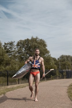 famousmaleexposed:  British canoe athlete, MATTHEW JAMES LISTERFollow