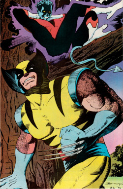 Illustration by John Bolton, from Classic X-Men No. 4 (Marvel