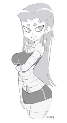 mboogy:   Blackfire: sketch commission for @regaliaart Patreon