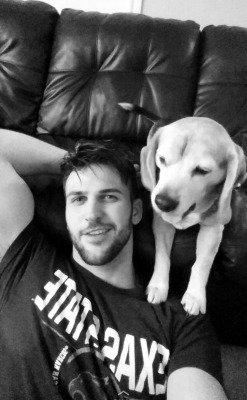 jarrydmaitland:  My American pen pal Zac and his adorable puppy