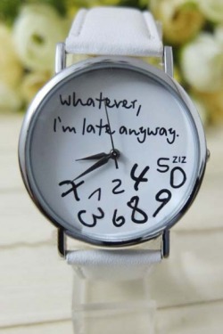 sneakysnorkel:  Different Theme of Watches Letter :  Left //