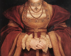 karrova:  Anne of Cleves (detail) by Hans Holbein the Younger,