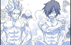 natsu-lucy-love8:  Mashima really out here becoming a LGBT icon,