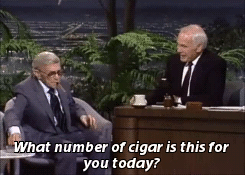 George Burns on The Tonight Show on November 10, 1989. 