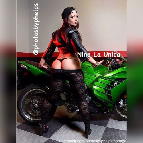 Wow this was shot 3 yrs ago with model @nina_launica #photoshoot #photosbyphelps #dmv #motorcycle #booty #latina #cycle #thong